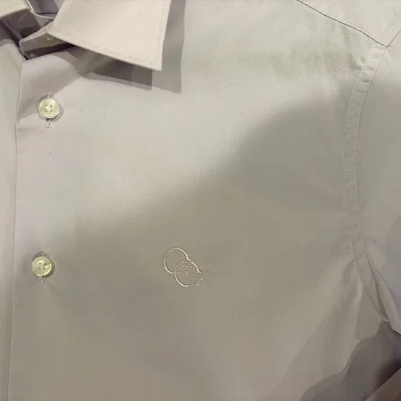 Roberto Cavalli Button Down Lavender Dress Shirt - Picture 2 of 3